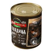 Говядина тушеная высший сорт, ГОСТ 32125-2013, 338 г, ж/б, без ключа